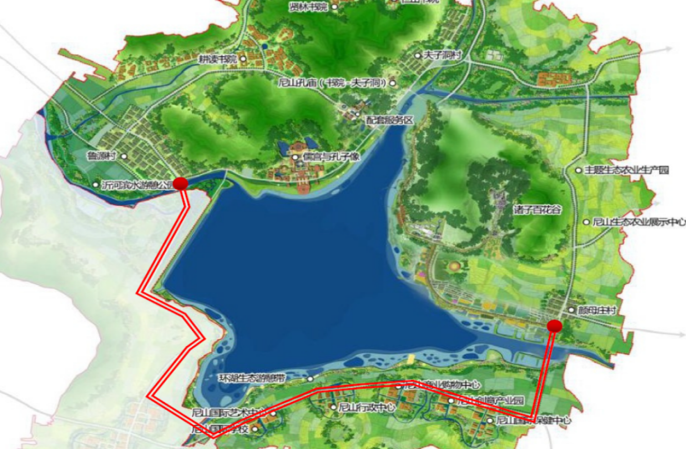 尼山环湖路二期道路工程